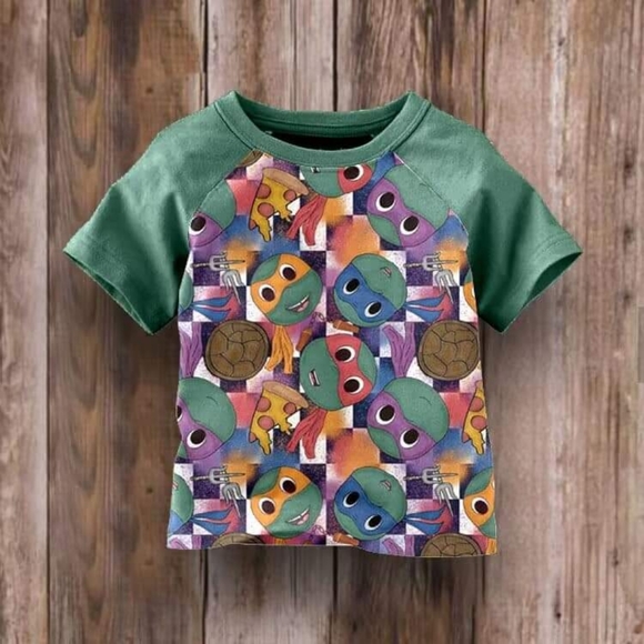 Cuteness Everywhere Other - TEENAGE MUTANT NINJA TURTLES RAGLAN TEE
